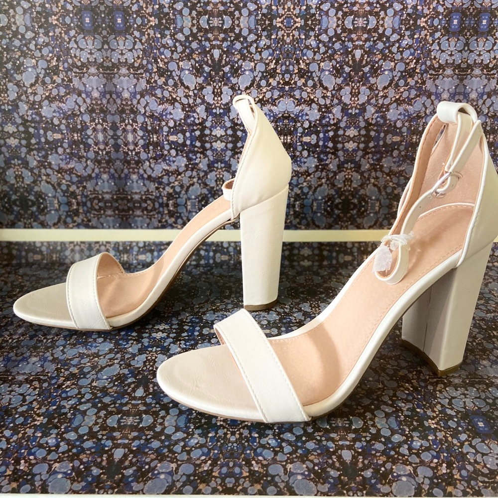 White Charlotte Russe heels